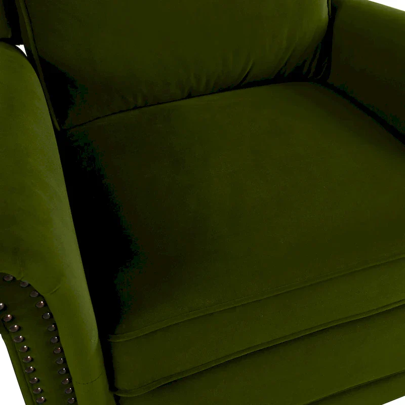 Marloo Modern Swivel Velvet Recliner Chair by Christopher Knight Home