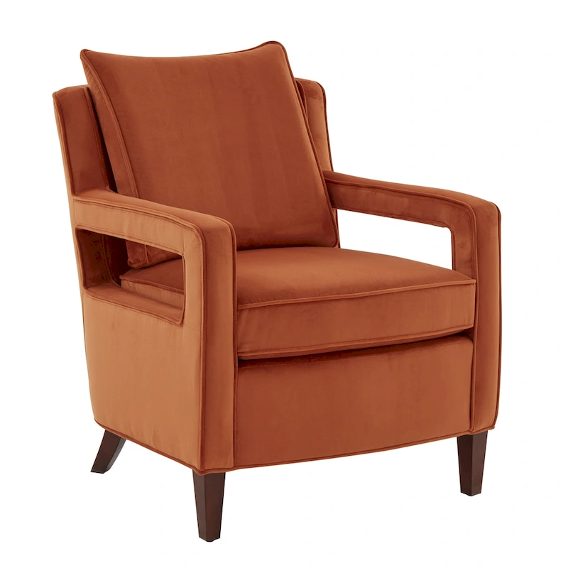 Quinn Velvet Accent Arm Chair by Greyson Living