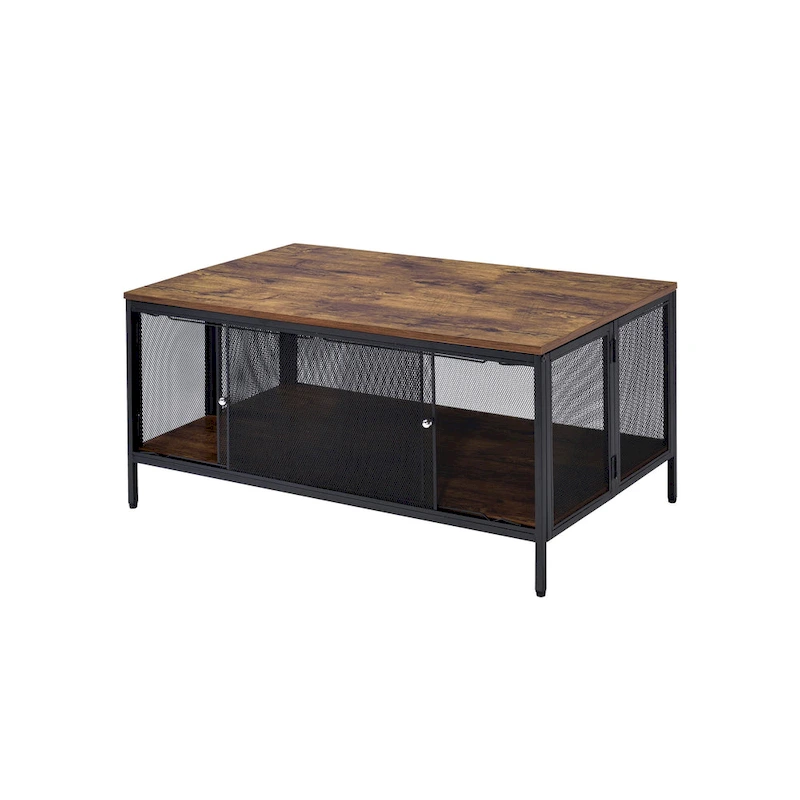 Antique Oak Finish Coffee Table