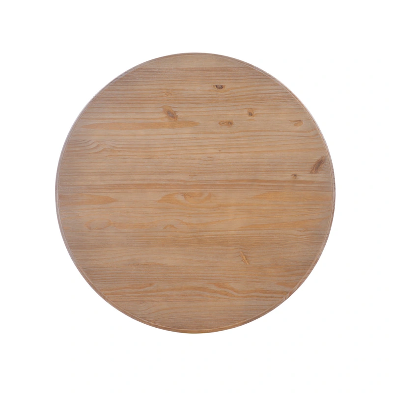 Josie Round Solid Wood Pedestal Table