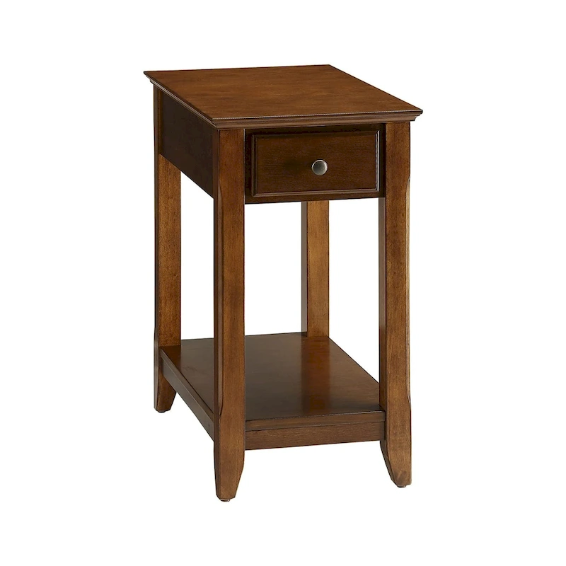 Wooden Side Table with 1 Drawer