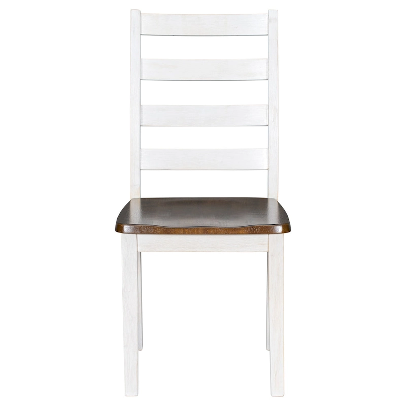 Rustic Style 6-Piece Dining Room Table Set with 4 Upholstered Chairs & a Bench