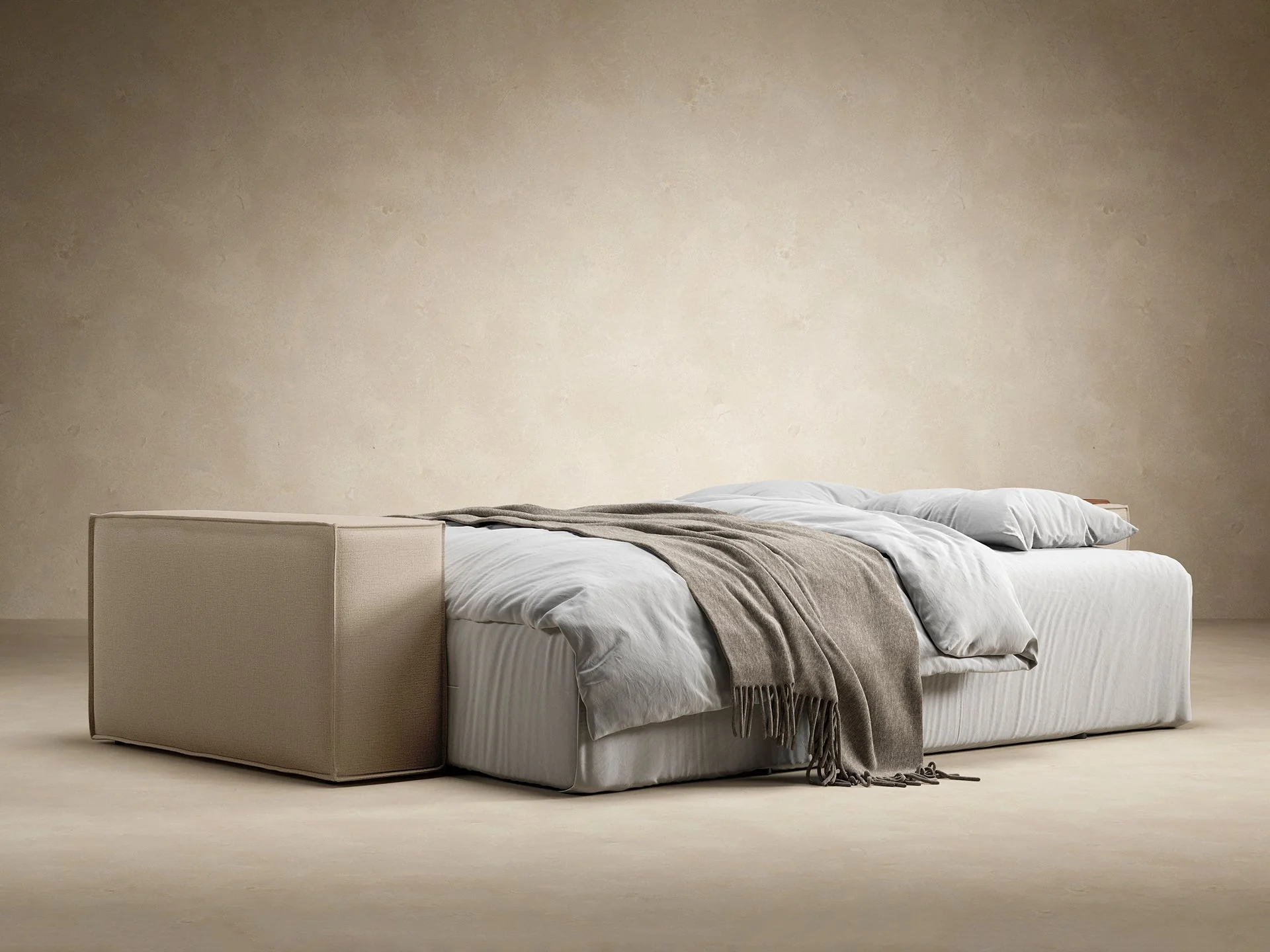 Newilla Wide Arms Sofa Bed