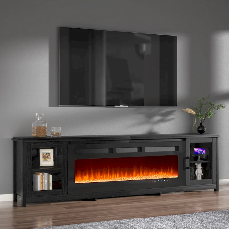 80 Modern Electric Fireplace TV Stand