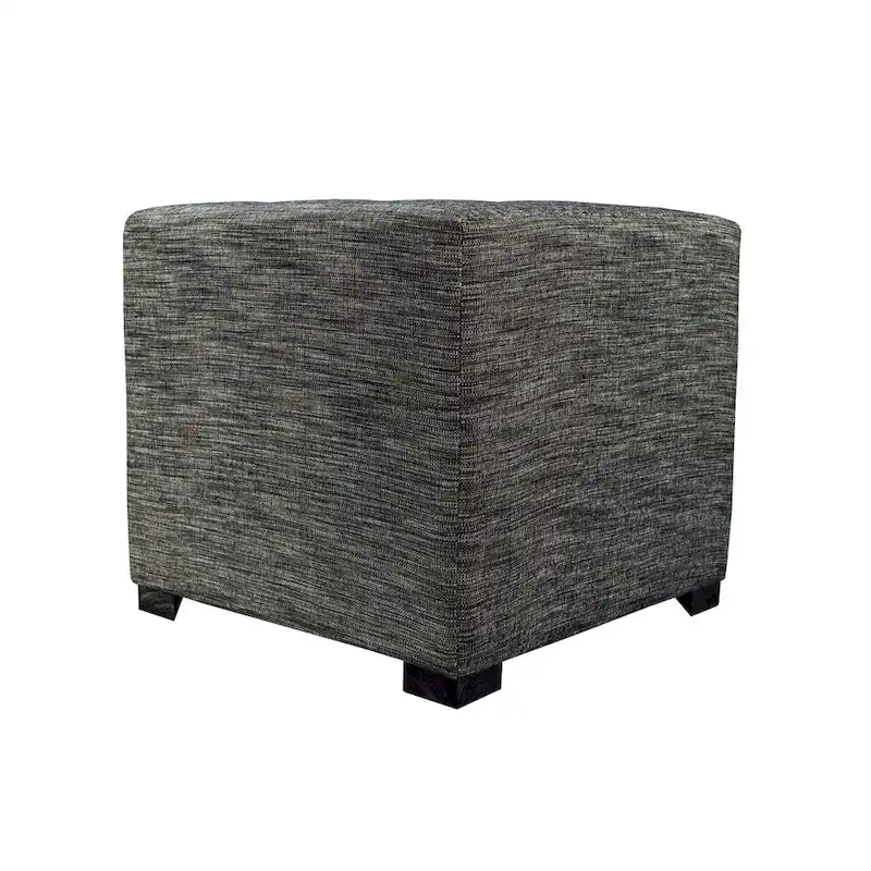 MJL Furniture Lucky Square Button Tufted Ottoman