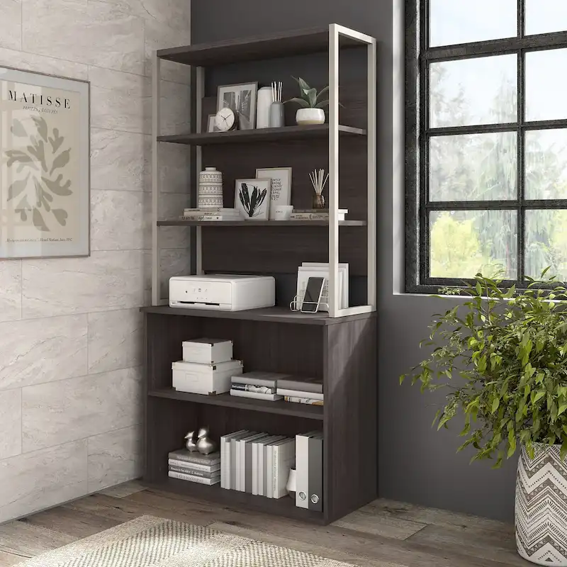 Hybrid 36W Bookcase Hutch by Bush Business Furniture