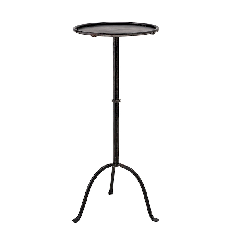 Round Metal Drink Table