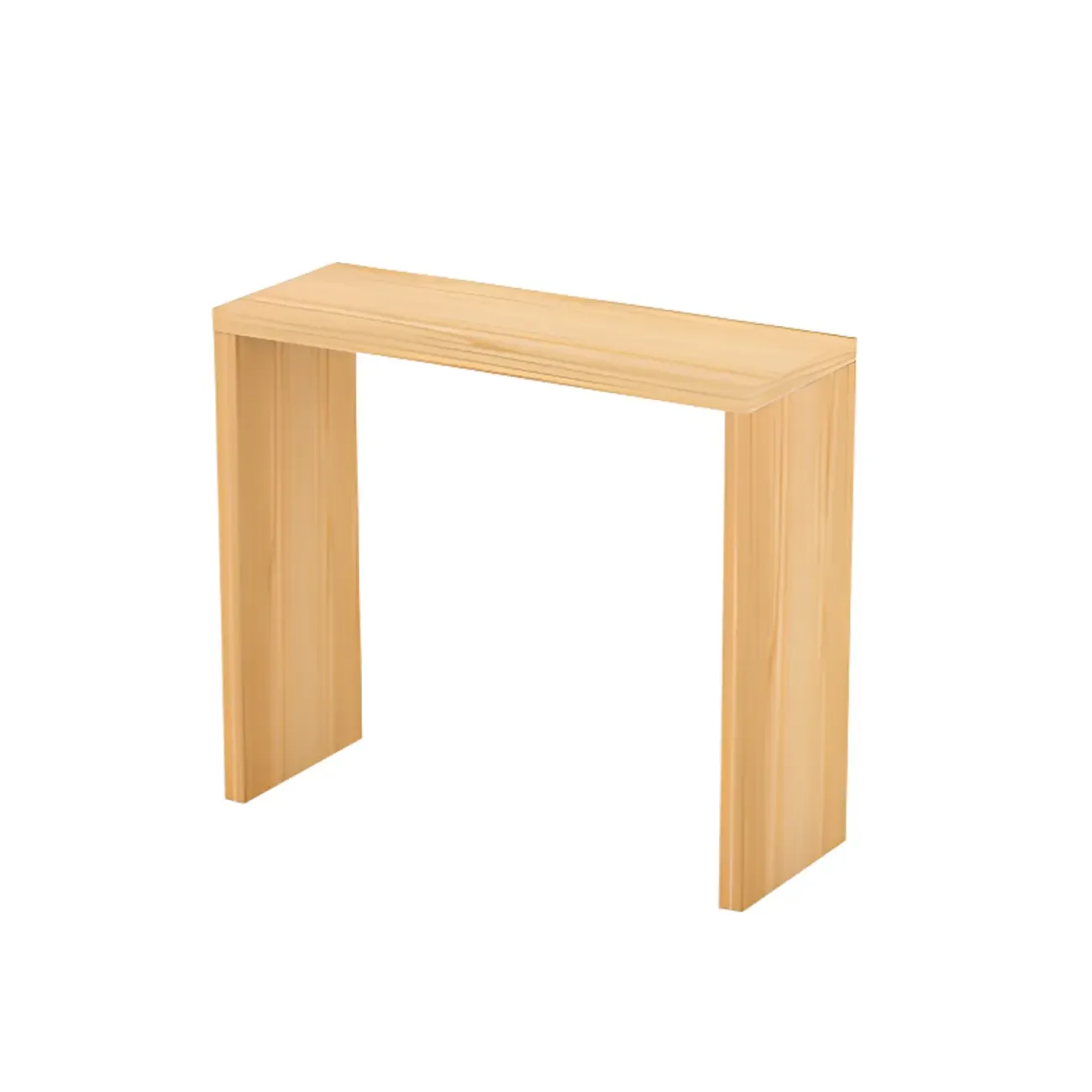 Scandinavian Solid Wood Pub Table Rectangle 4 Seats