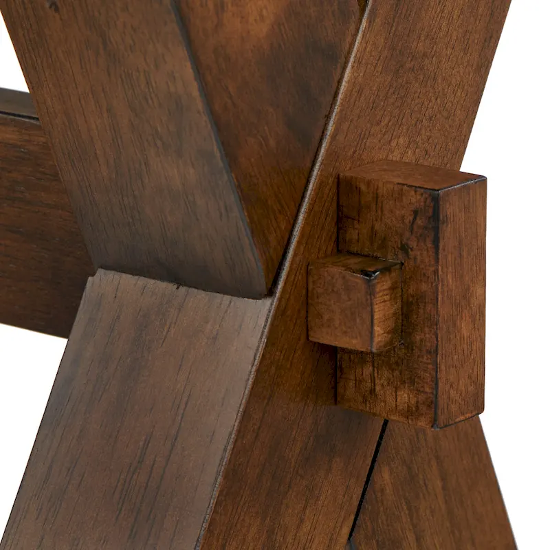 Simple Living Mandeville Live Edge Solid Wood Bench