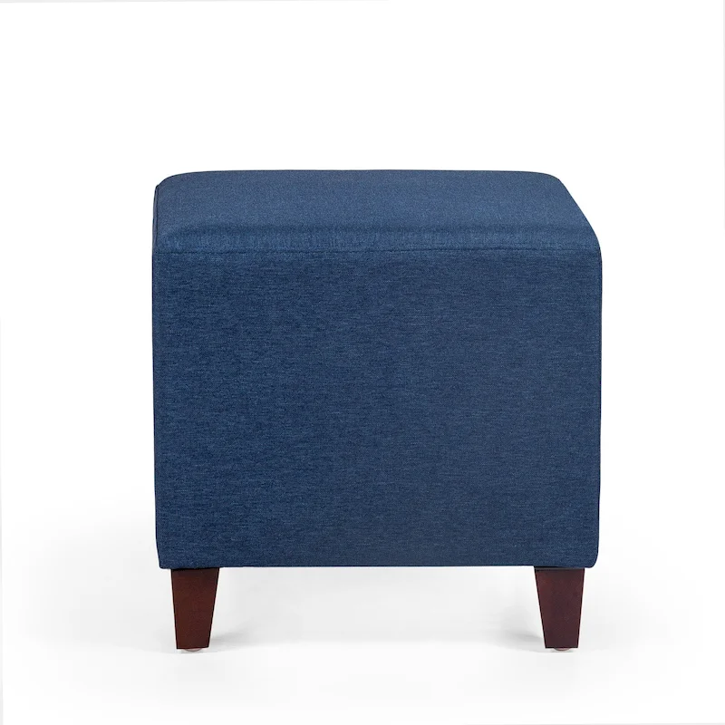 Adeco Simple British Style Passionate Cube Ottoman Footstool
