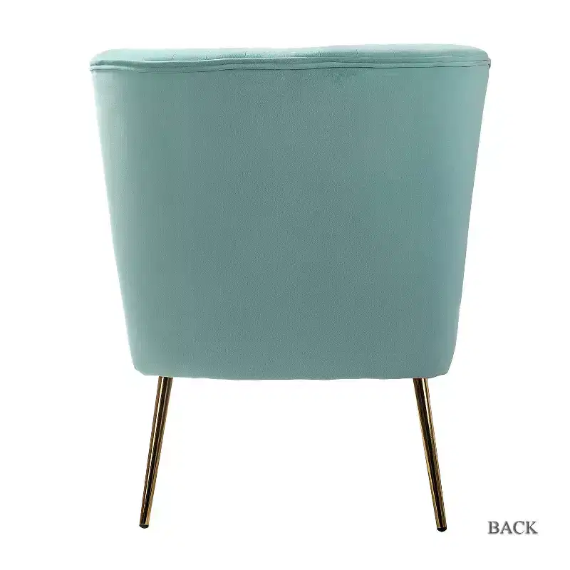 Quentin Velvet Accent Side Chair with Padded Seat Set of 2 | Karat Home