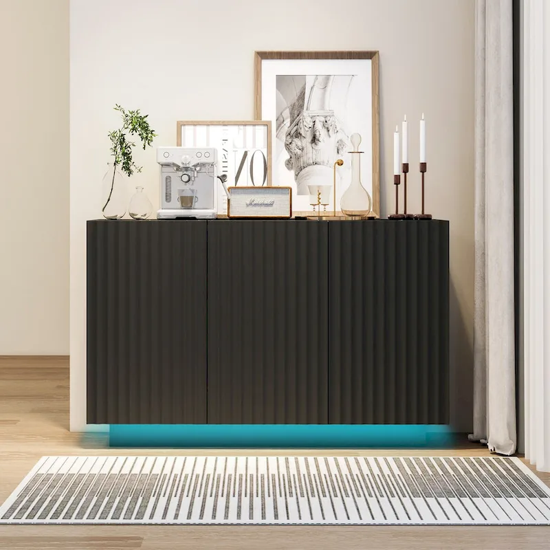 6-Drawer Double Dresser with Wide Drawers,White Dresser for Bedroom, Wood Storage Chest of Drawers for Living Room Hallway