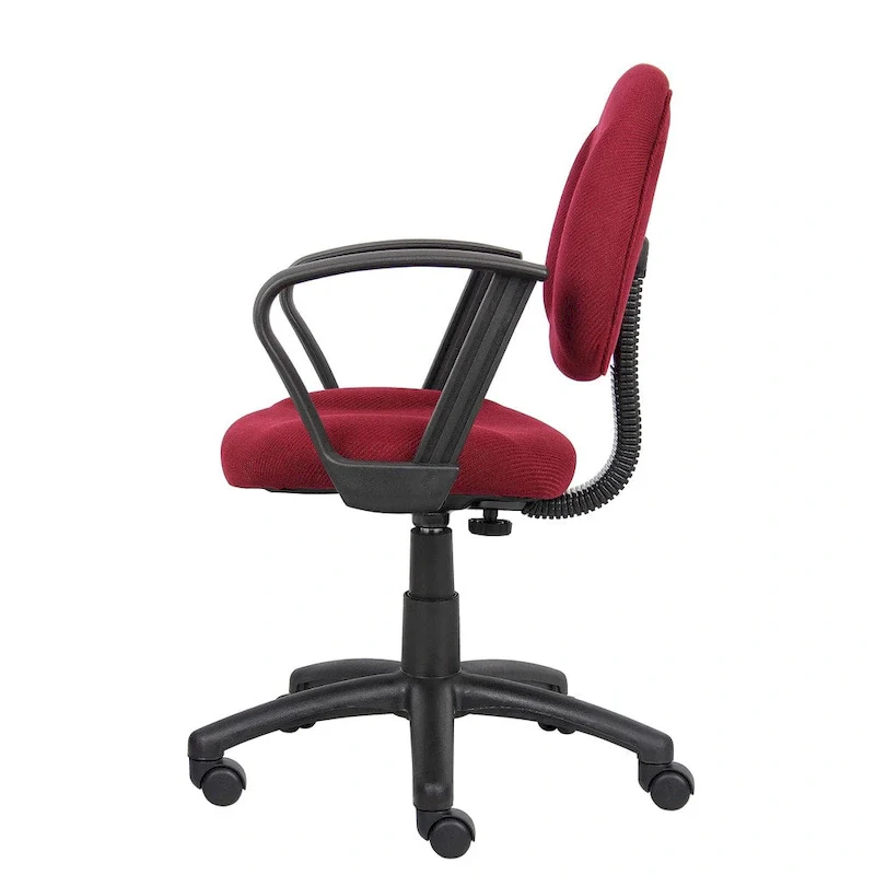 Boss Burgundy Mid-back Ergonomic Task Chair