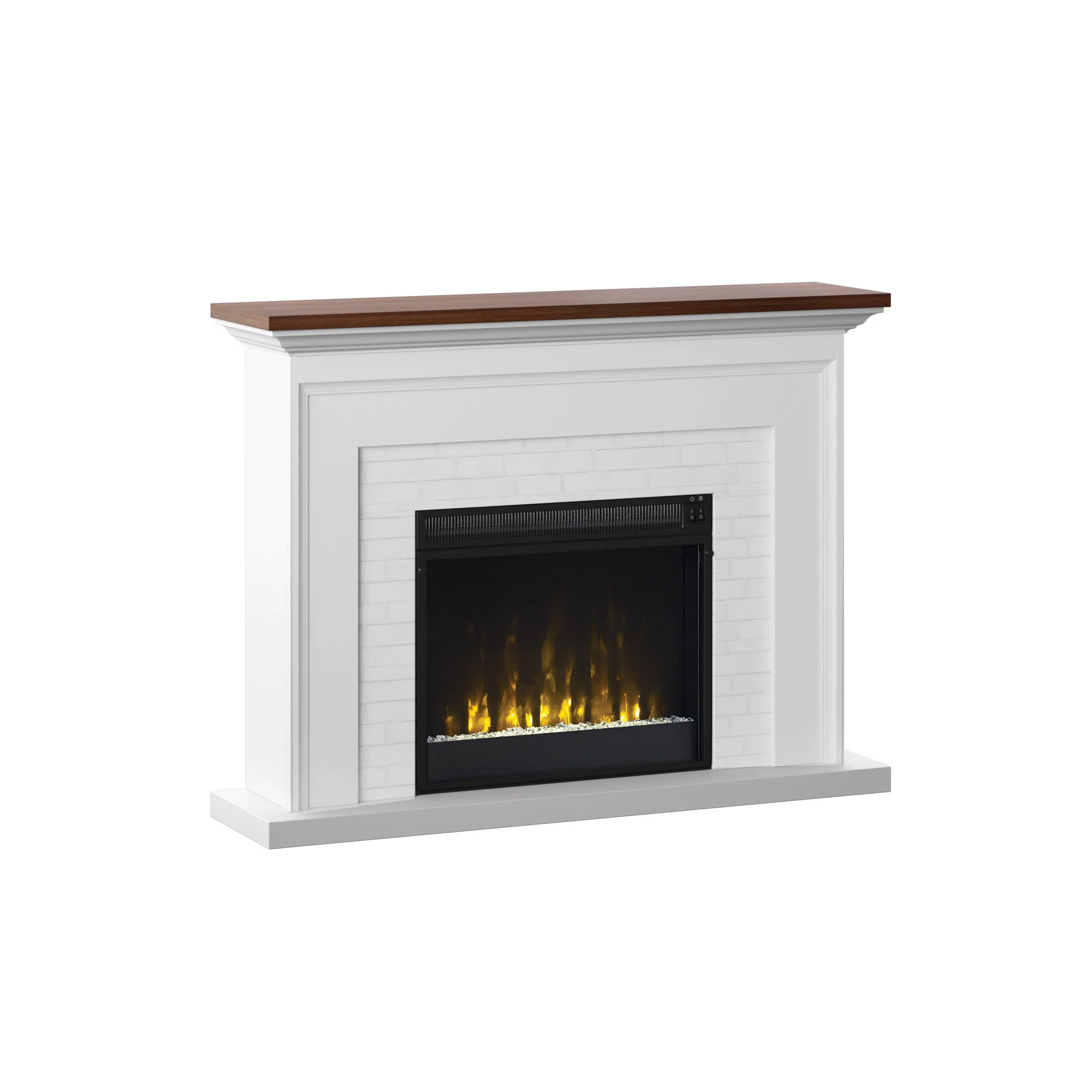 Farmhouse Wall Mantel with 23 Electric Fireplace