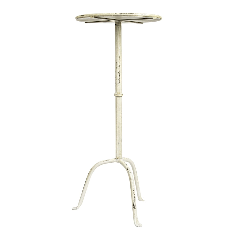 Round Metal Drink Table