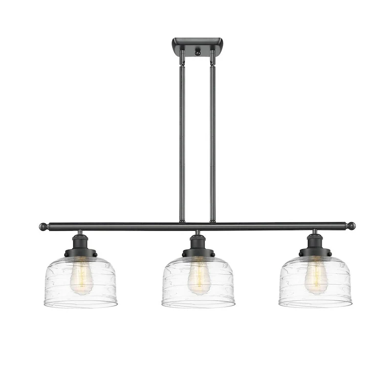 Innovations Lighting Bell - 3 Light 36  Island Light - 8  Shade