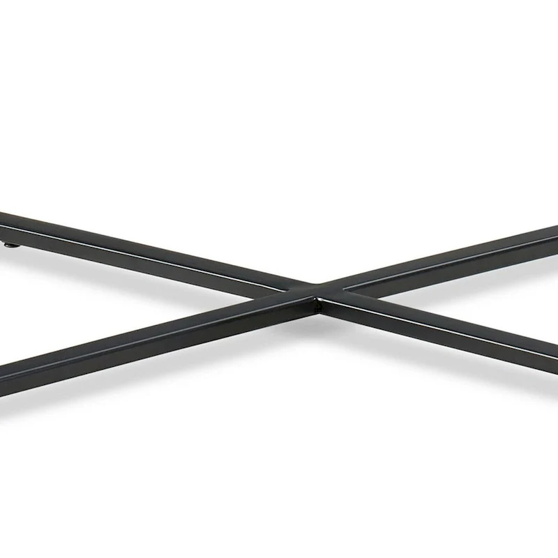 20 Inch Modern Side End Table, Carrara Marble Top, Steel Frame, Smooth Gray