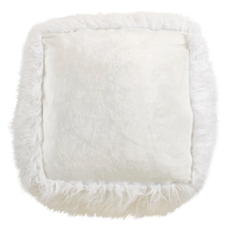 Snug Haven Faux Fur Pouf