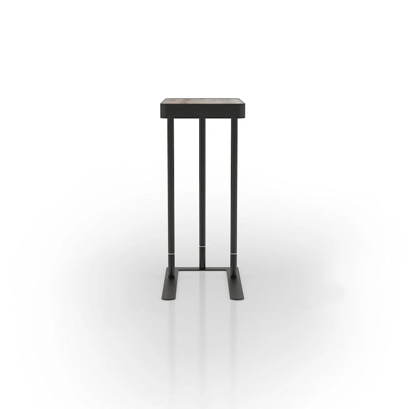Schofield Industrial 20-inch Metal C-Shape Slide-open Top Side Table by Furniture of America