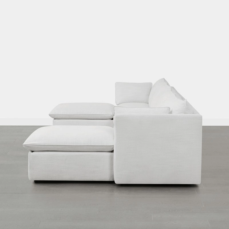 Cypress U-shape Sectional Couches Modular Sofa with Ottoman