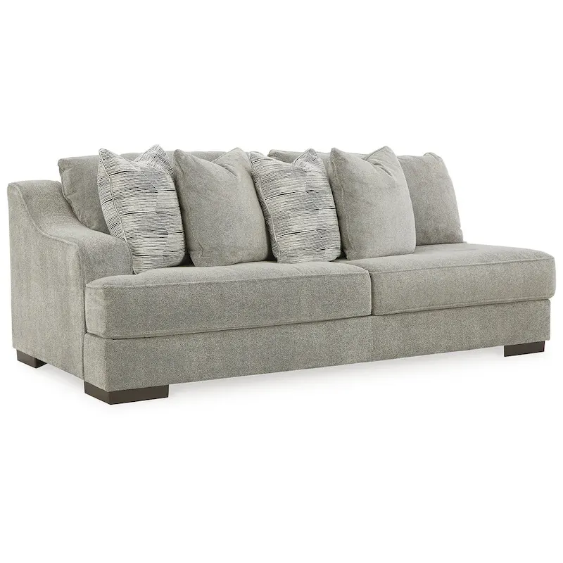 Signature Design by Ashley Bayless Smoke 4-Piece Sectional - 169W x 130D x 37H