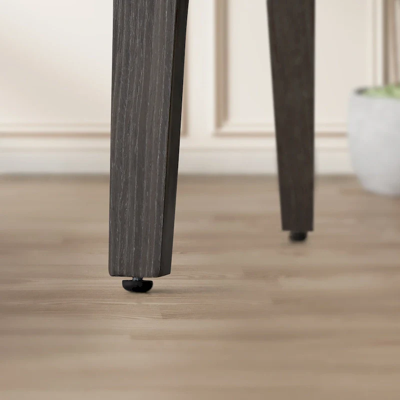 Bentwood and PU Swivel Dining Chairs (Set of 2)