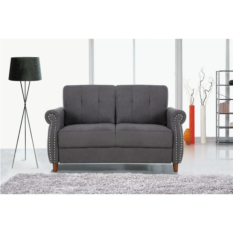 Bruce Nailhead Loveseat
