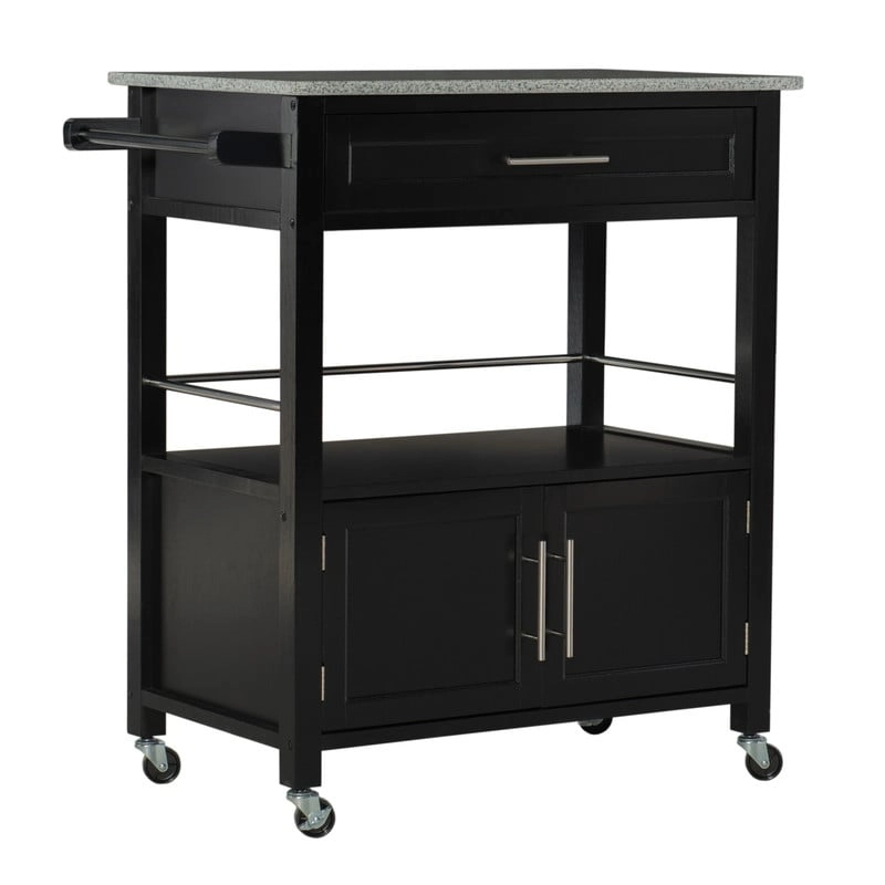 Porch & Den Bigelow Classic Mobile Kitchen Cart
