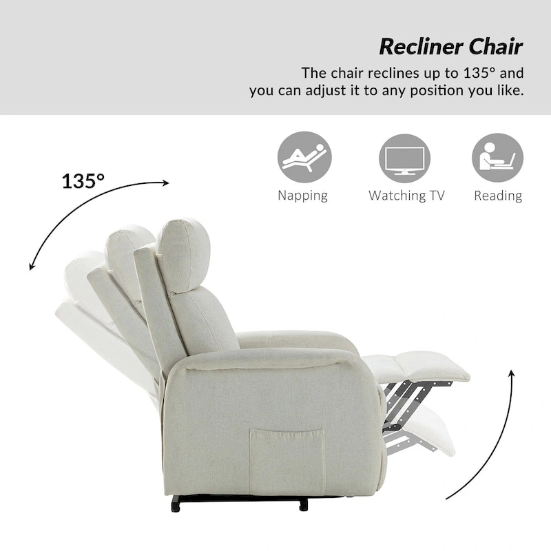 Elisa Power Remote Lift Assist Recliner Set Of 2 with Metal Base