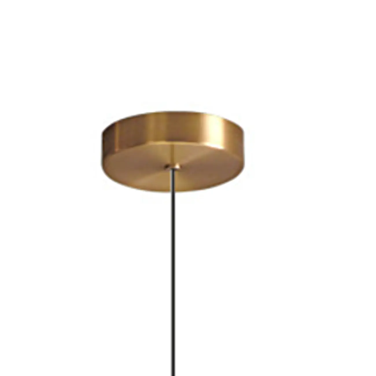 Modern Gold Metal Acrylic Geometry LED Pendant Light