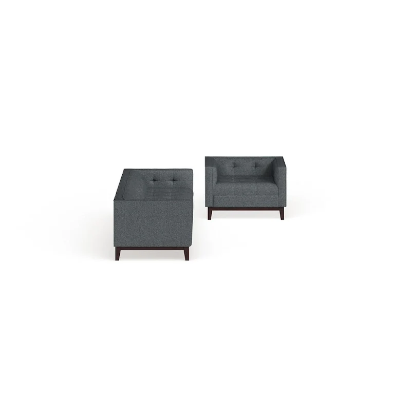 Serve Tufted 2-Piece Living Room Furniture Set