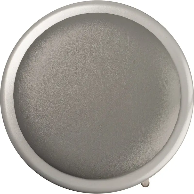 NPS 24  Heavy Duty Vinyl Padded Steel Stool, Grey