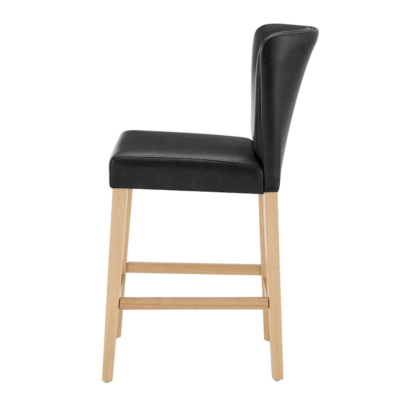 Albie KD Faux Leather Counter Stool