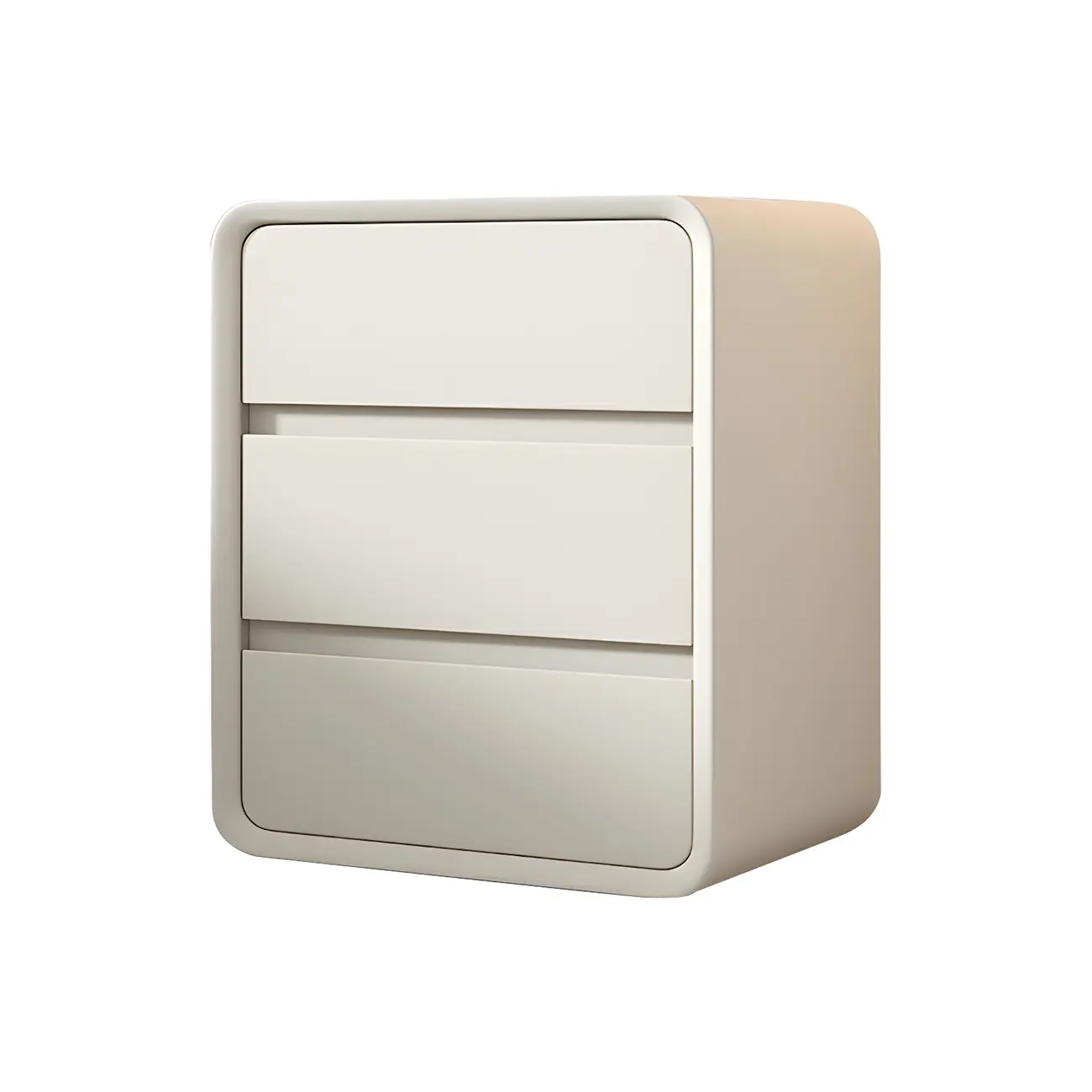 Scandinavian Wood Narrow Bedside Cabinet