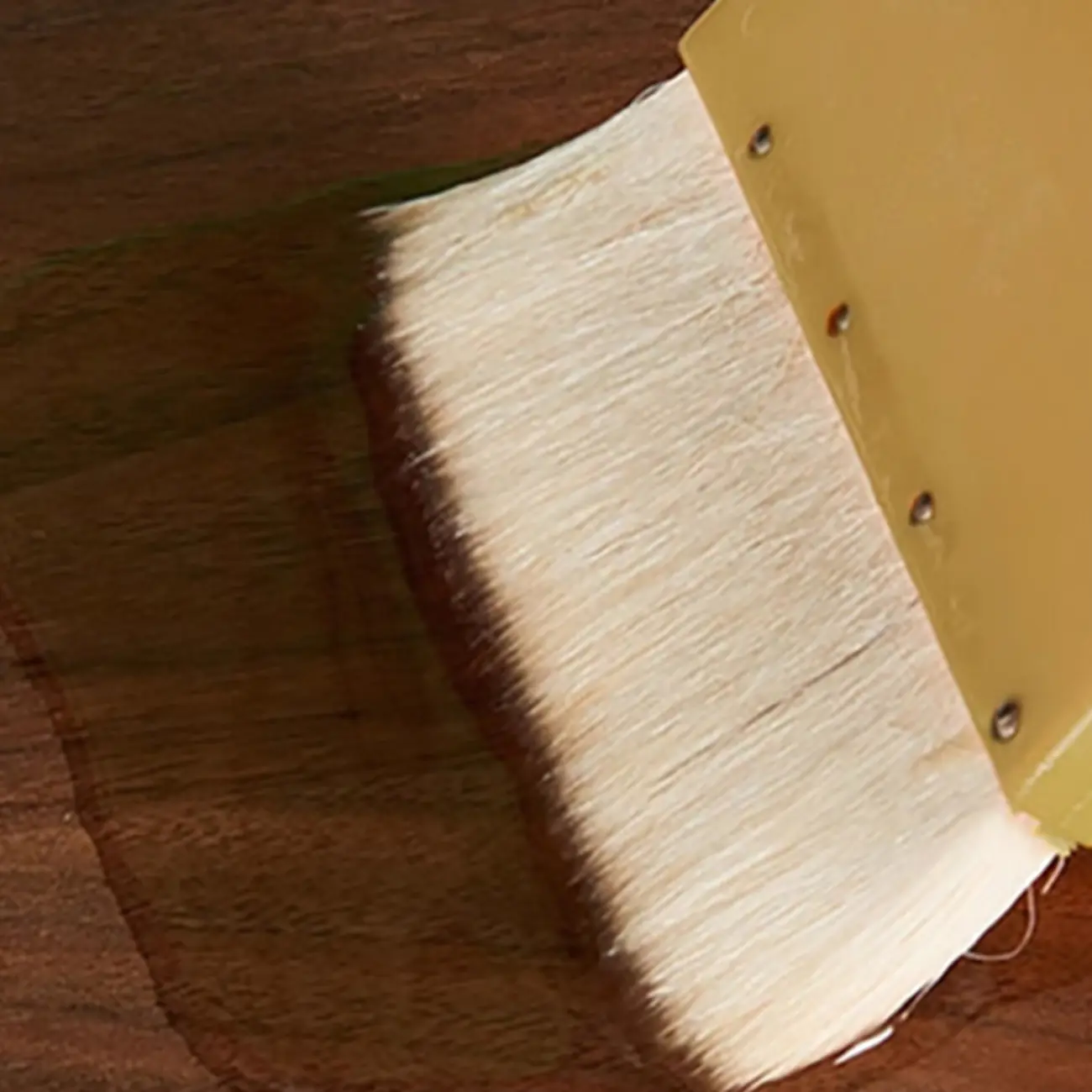 Modern Brown Ash Wood Round Chairside C Shaped Table