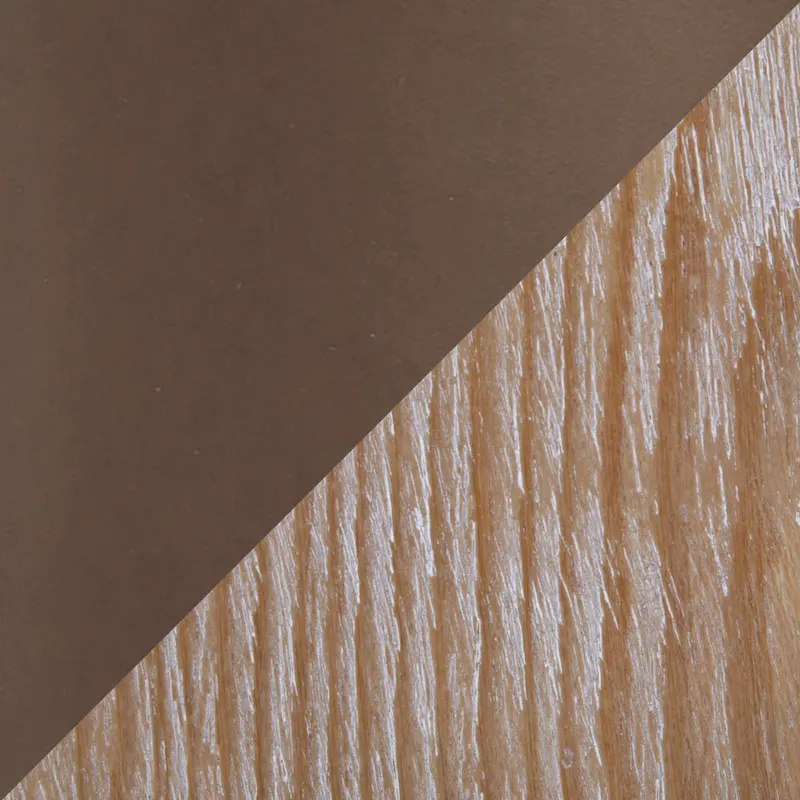 Carbon Loft Ellul Industrial Chair in Dark Walnut Wood and Black Metal - N/A