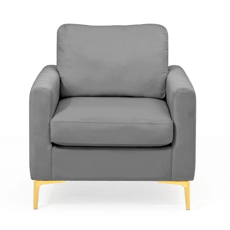 Pellebant Modern Upholstered Accent Armchair Club Chair