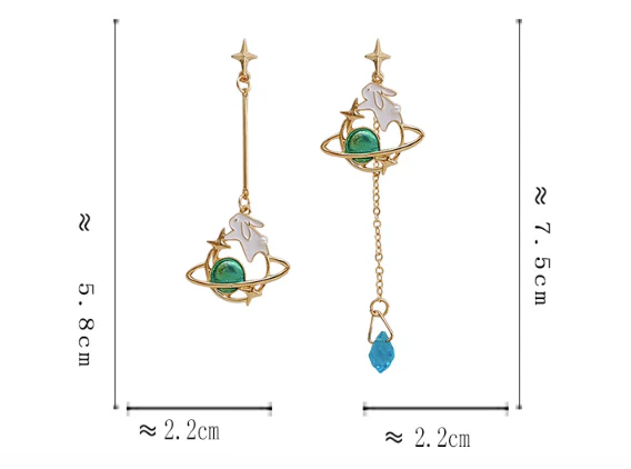 Luninana Clip-on Earrings -  Star Hopper YBY073