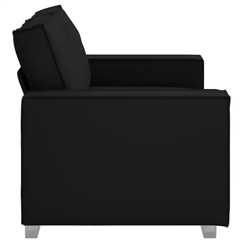 Sofa Chair Black 160 x 78 x 84 cm Artificial Leather