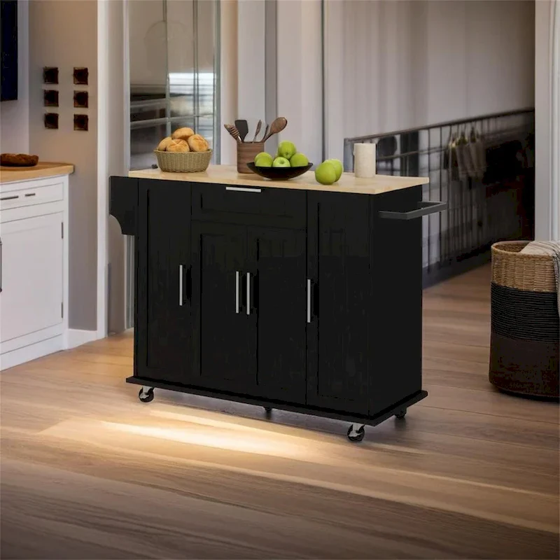 Kitchen Island on Wheels