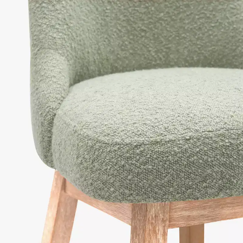 WestinTrends 26 Upholstered Swivel Counter Height Bar Stool, Desert Sage