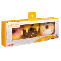 Gudetama Donut Collector Set Plush 10cm 3 Pack