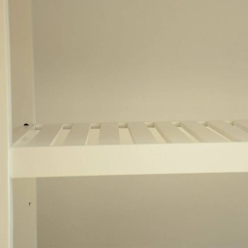 MDF Kitchen Cart with Two Lockable Wheels