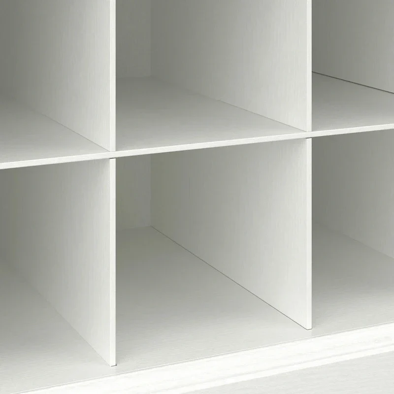 Woodland Hall Tree and Small Shoe Bench with Shelves by Bush Furniture