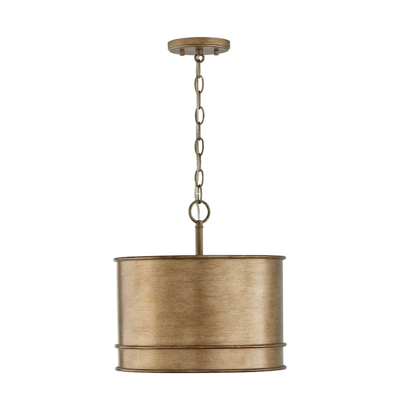 Nole 1-light Mystic Luster Convertible Pendant/ Semi-Flush Mount