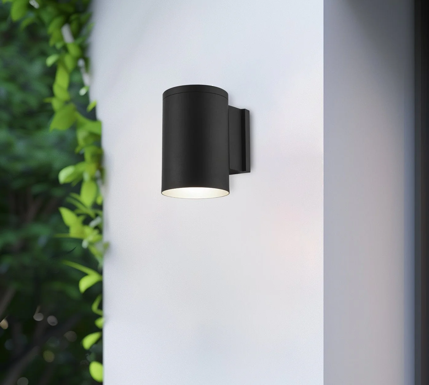 Enzo 8 Modern Outdoor Weatherproof Wall Sconce, 2-Pack