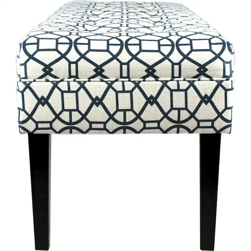 Kaya Noah Button Tufted Upholstered Long Bench
