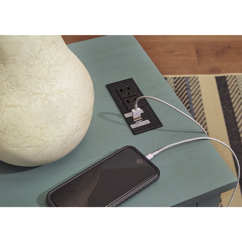 Signature Design by Ashley Treytown Chairside End Table - 16W x 24D x 24H