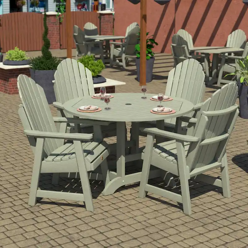 HIGHWOOD Commercial Muskoka 5-Piece Adirondack 48 Dining Set