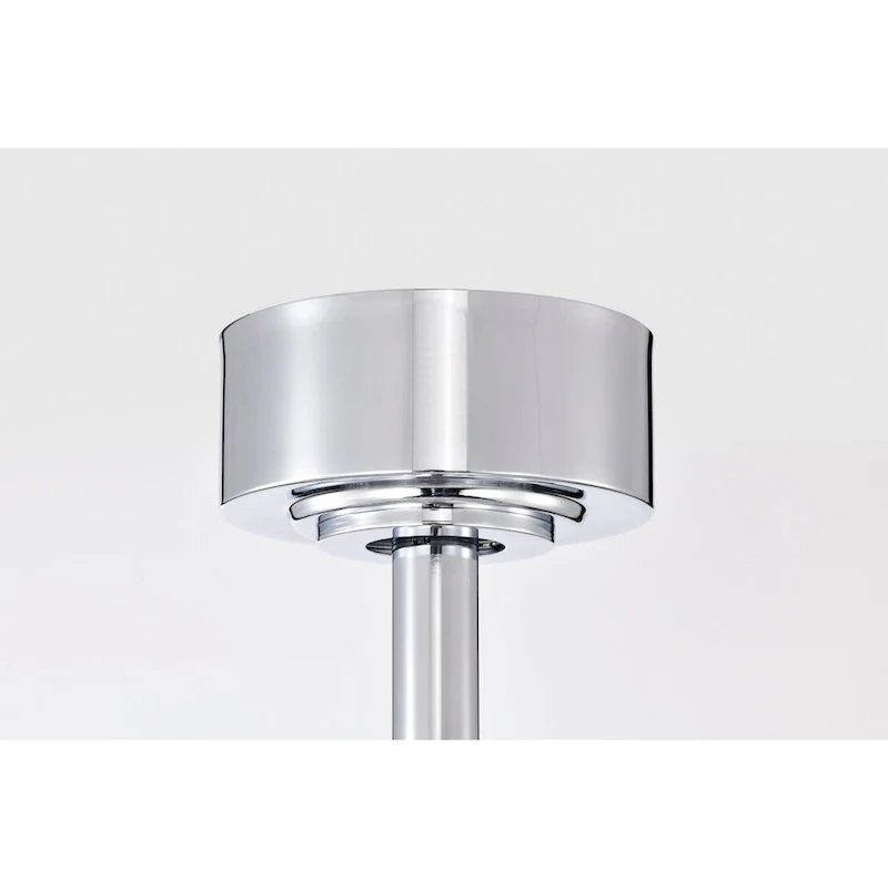 Ralph 15 Inch Chrome Polish Crystal Fandelier - N/A